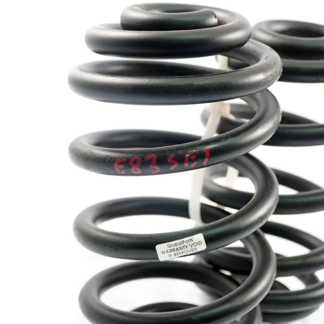 Suspension Trasera Izquierda Derecha Juego De muelles helicoidales para BMW E83 Sport con número de pieza X3 E83 Sport Coil Spring BMW E83 Sport Suspension Trasera Izquierda Derecha Juego De muelles helicoidales - SKU X3-E83-SPORT-COIL-SPRING - Número de pieza X3 E83 Sport Coil Spring