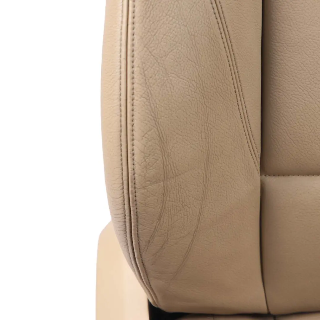 BMW X5 E70 Leather Seats Sport Heated Beige Set Front Rear Seat Electric Memory - SKU X5 E70 Set Seats Beige Leather (LUB4) - Part number 6973422