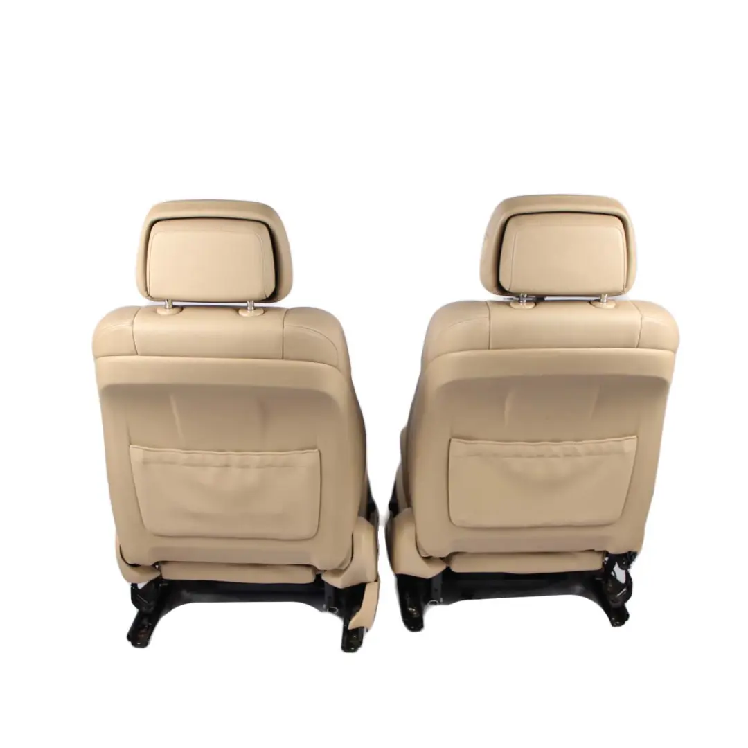 Leather Seats Sport Heated Beige Set Front Rear Seat Electric Memory to BMW X5 E70 with Part number 6973422 BMW X5 E70 Leather Seats Sport Heated Beige Set Front Rear Seat Electric Memory - SKU X5 E70 Set Seats Beige Leather (LUB4) - Part number 6973422