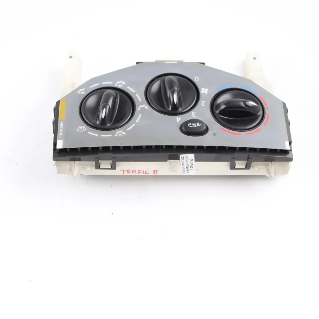 Conditioning Panel Renault Trafic II Vivaro A Heater Climate Control to Air with Part number X83WKA Air Conditioning Panel Renault Trafic II Vivaro A Heater Climate Control - SKU X83WKA - Part number X83WKA
