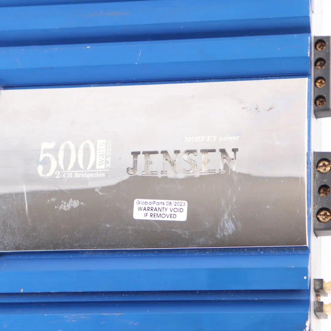 Jensen Audio Amplifier 2 Channel Bridgeable Power Amplifier Booster to with Part number XA2250 Jensen Audio Amplifier 2 Channel Bridgeable Power Amplifier Booster - SKU XA2250 - Part number XA2250