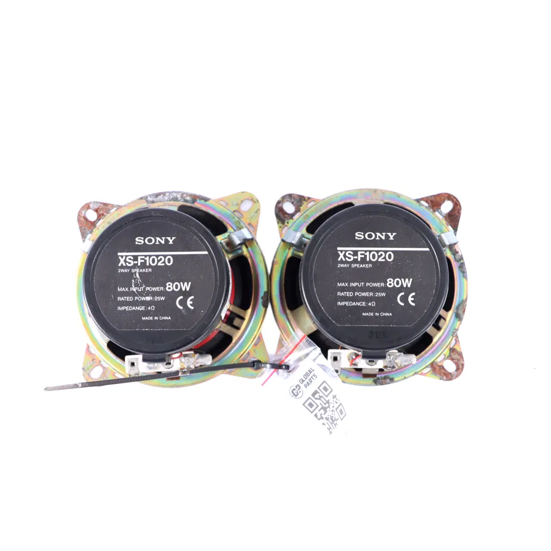 Genuine Sony Stereo 2-Way Coaxial Speaker Loudspeaker Set  - SKU XS-F1020 - Part number XS-F1020