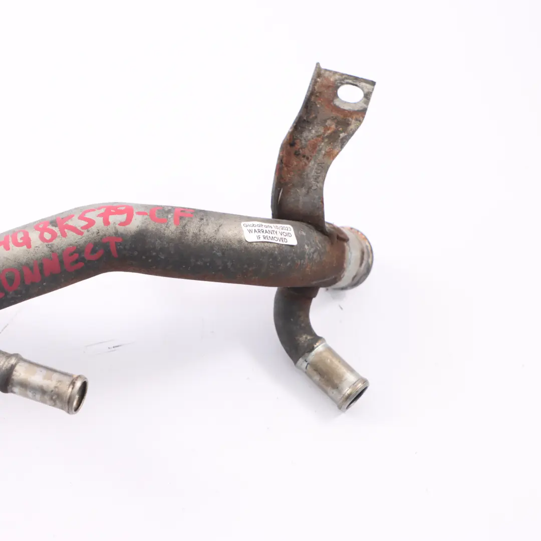 Coolant Thermostat Water Hose Pipe to Ford Transit Connect 1.8 TDCi with Part number XS4Q8K579CF Ford Transit Connect 1.8 TDCi Coolant Thermostat Water Hose Pipe - SKU XS4Q8K579CF - Part number XS4Q8K579CF