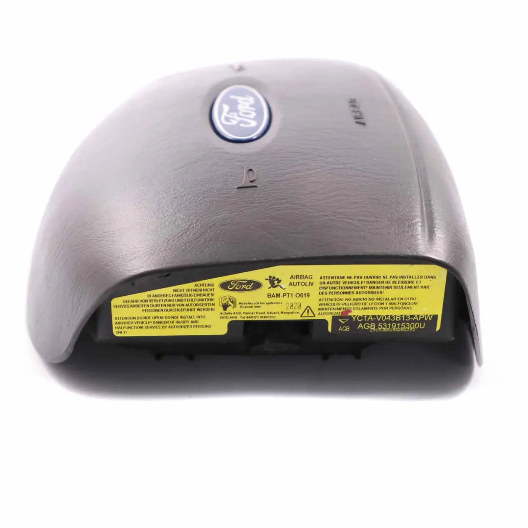 MK6 Steering Wheel Air Bag Driver's Side Airbag to Ford Transit with Part number YC1AV043B13APW Ford Transit MK6 Steering Wheel Air Bag Driver's Side Airbag - SKU YC1AV043B13APW - Part number YC1AV043B13APW