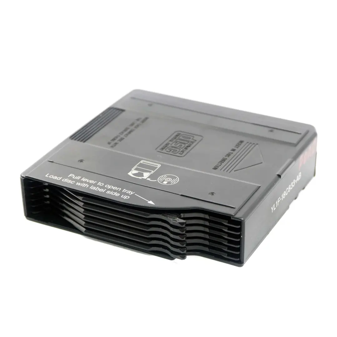 6-płyt magazynek płyt CD do Ford o numerze YL1F-18C833-AB Ford 6-płyt magazynek płyt CD - SKU YL1F-18C833-AB - Numer Części YL1F-18C833-AB