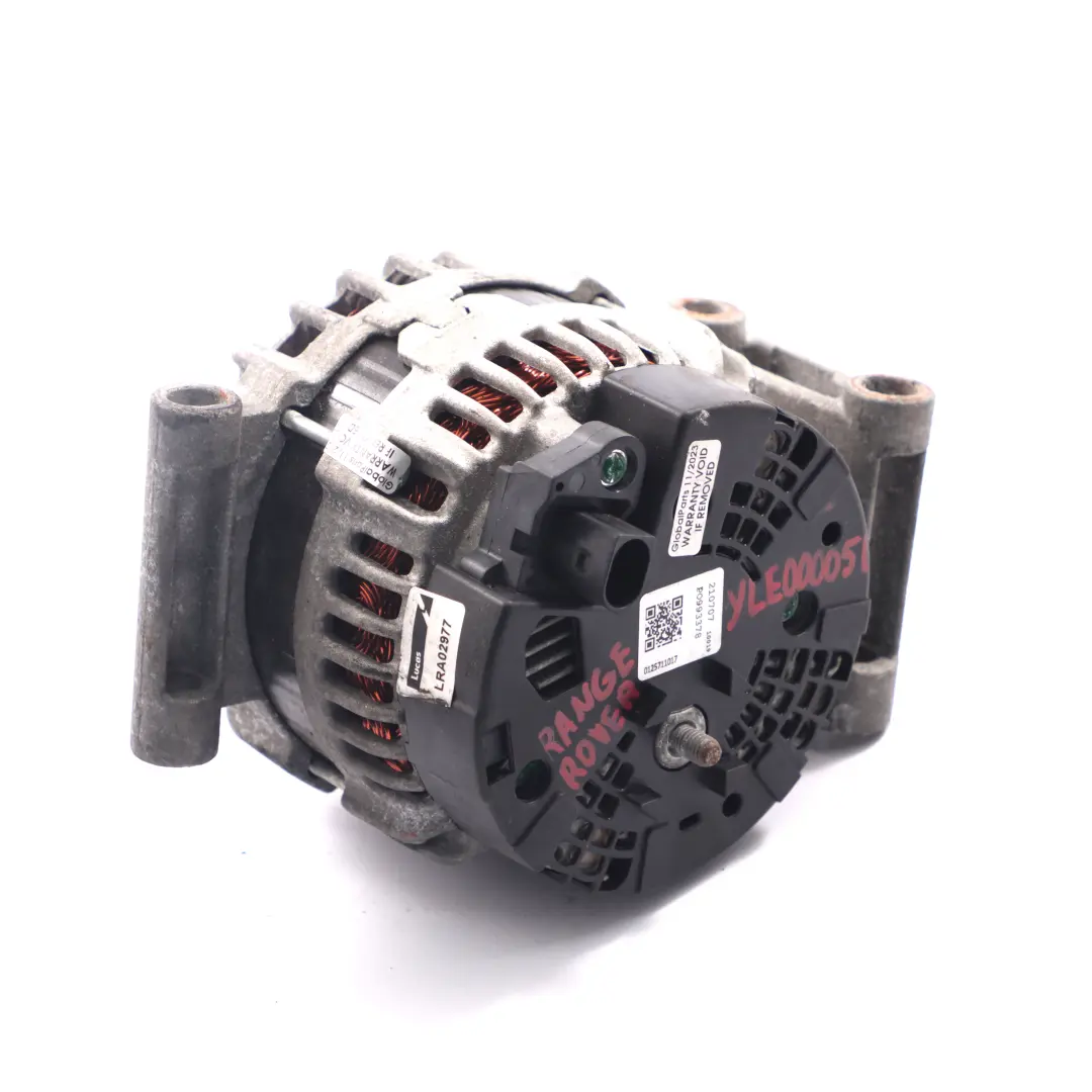 Land Rover Range Rover L322 3.0d M57 Motor Alternador Generador - SKU YLE000051 - Número de pieza YLE000051