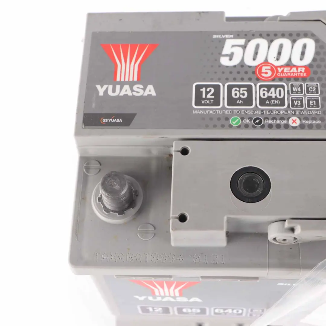  YUASA 5000 12V Accumulator Battery 65Ah 640A HSB013 - SKU YUASA 5000 65Ah Accumulator - Part number YUASA 5000 65Ah Accumulator