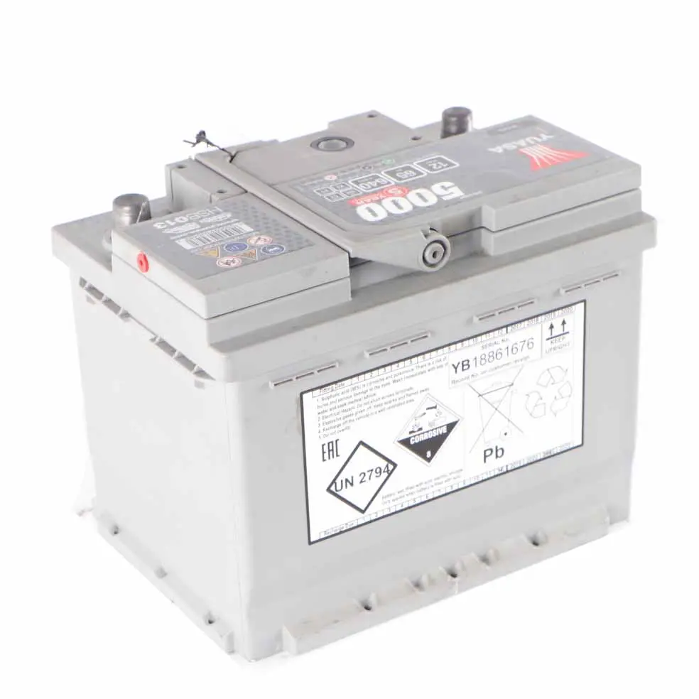 YUASA 5000 12V Accumulator Battery 65Ah 640A HSB013 to with Part number YUASA 5000 65Ah Accumulator YUASA 5000 12V Accumulator Battery 65Ah 640A HSB013 - SKU YUASA 5000 65Ah Accumulator - Part number YUASA 5000 65Ah Accumulator