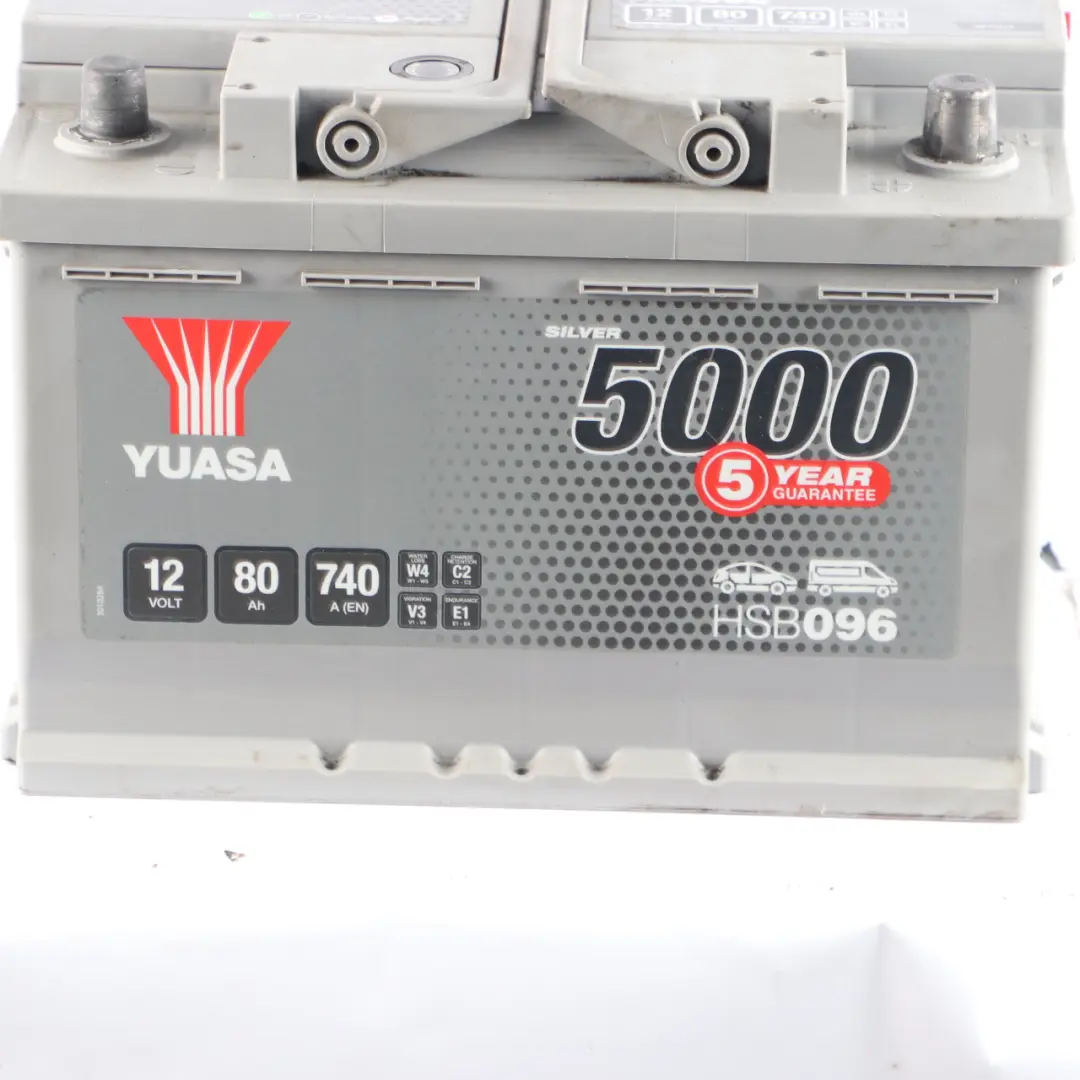  YUASA 5000 12V Accumulator Battery 80Ah 740A HSB096 - SKU YUASA 5000 80Ah Accumulator-1 - Part number YUASA 5000 80Ah Accumulator