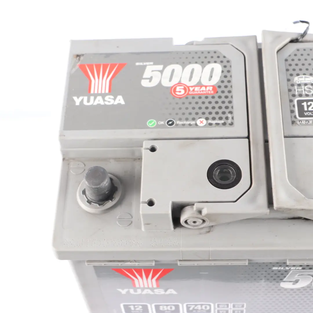  YUASA 5000 12V Accumulator Battery 80Ah 740A HSB096 - SKU YUASA 5000 80Ah Accumulator-1 - Part number YUASA 5000 80Ah Accumulator