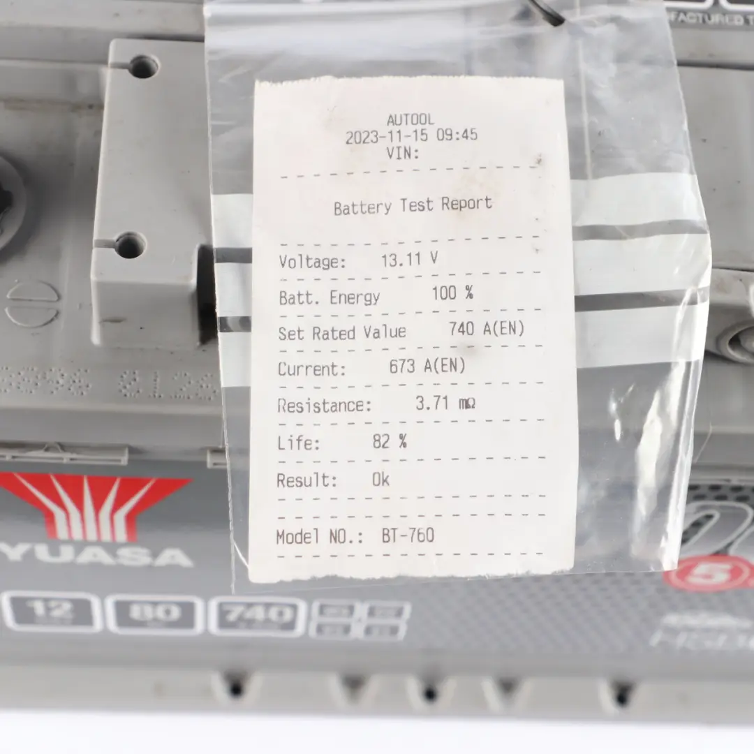  YUASA 5000 12V Accumulator Battery 80Ah 740A HSB096 - SKU YUASA 5000 80Ah Accumulator-1 - Part number YUASA 5000 80Ah Accumulator