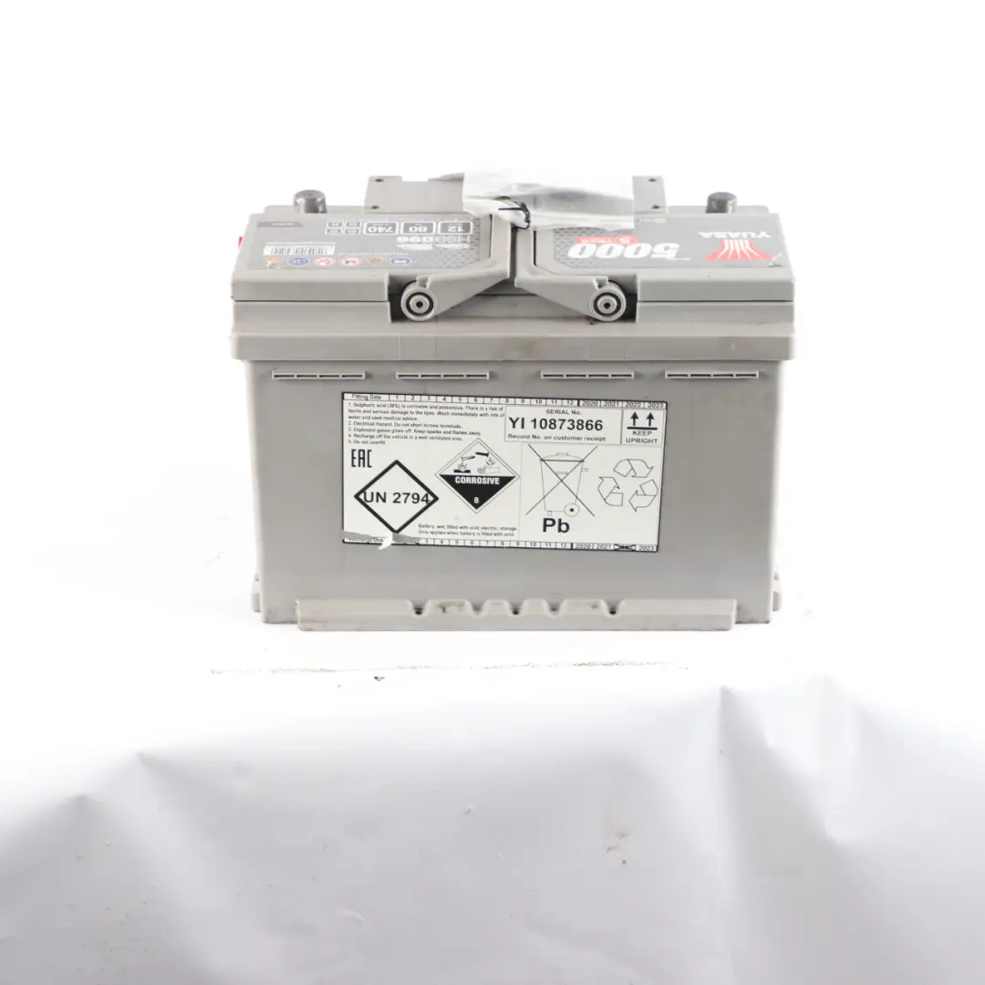  YUASA 5000 12V Accumulator Battery 80Ah 740A HSB096 - SKU YUASA 5000 80Ah Accumulator-1 - Part number YUASA 5000 80Ah Accumulator