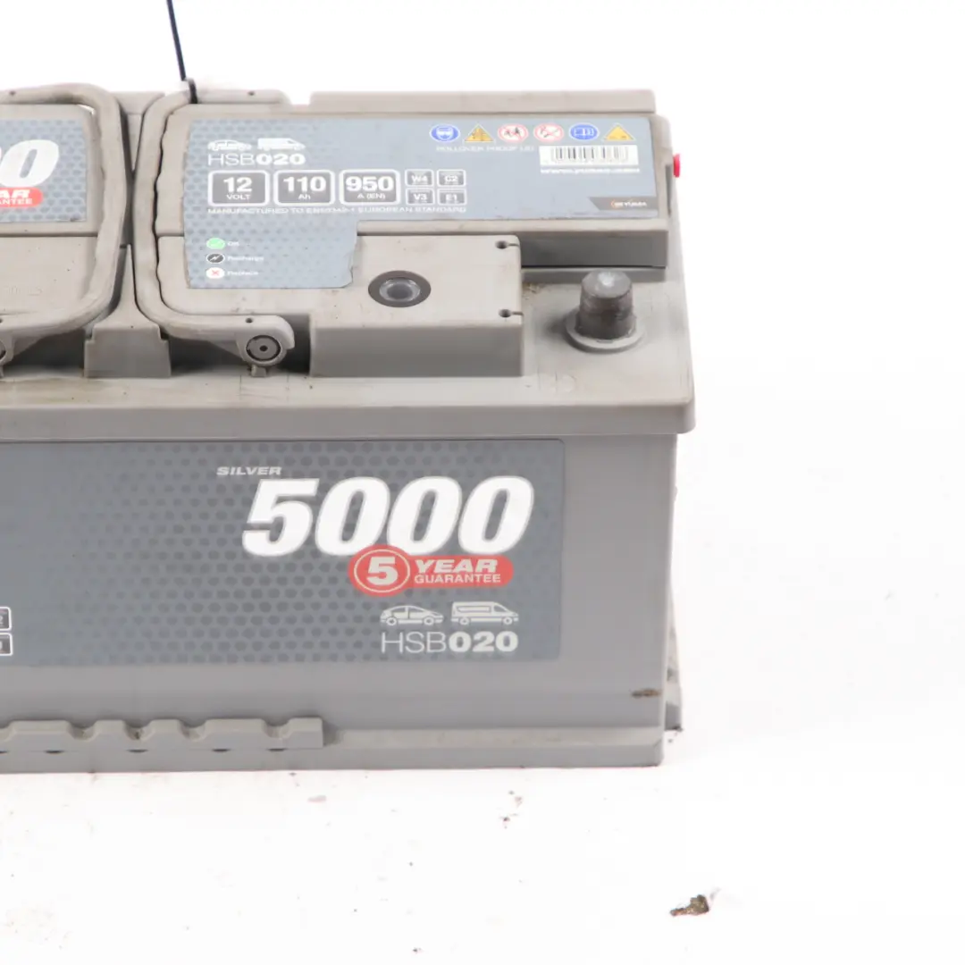  YUASA Silver 5000 12V Accumulator Battery 110Ah 950A HSB020 - SKU YUASA Silver 5000 110Ah Accumulator - Part number YUASA Silver 5000 110Ah Accumulator