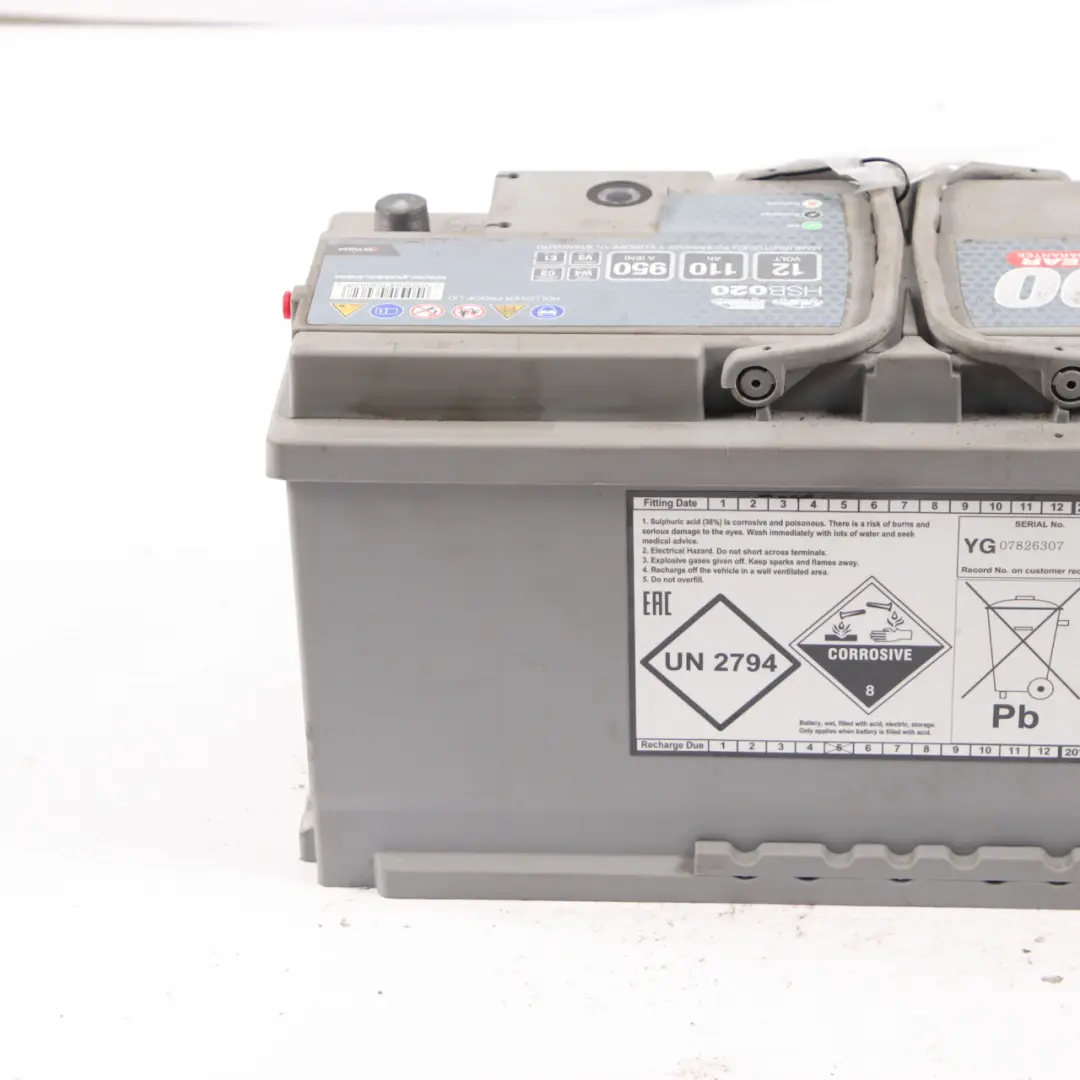  YUASA Silver 5000 12V Accumulator Battery 110Ah 950A HSB020 - SKU YUASA Silver 5000 110Ah Accumulator - Part number YUASA Silver 5000 110Ah Accumulator
