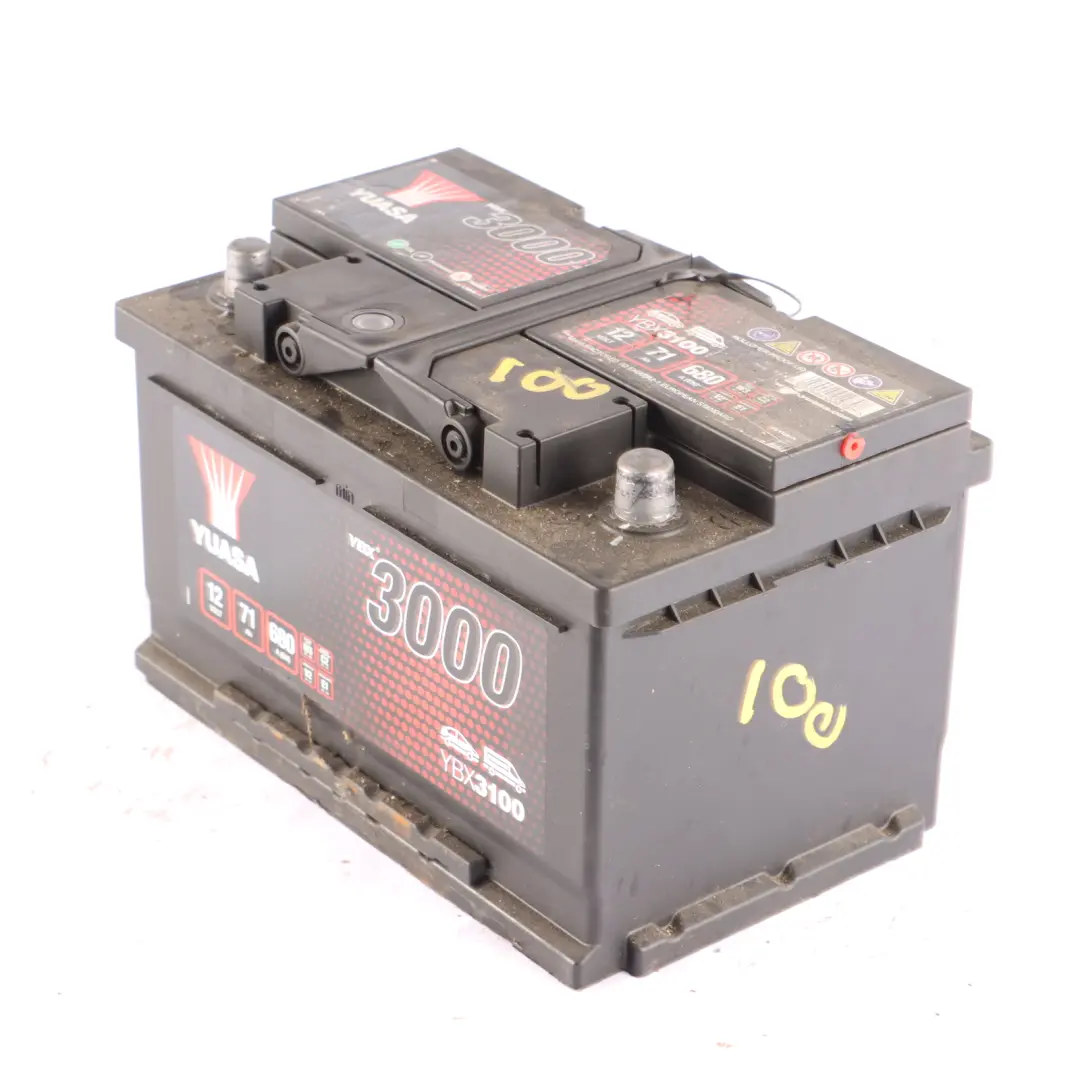  YUASA YBX 3000 12V Accumulator Battery 71Ah 680A YBX3100 - SKU YUASA YBX 3000 71Ah Accumulator - Part number YUASA YBX 3000 71Ah Accumulator