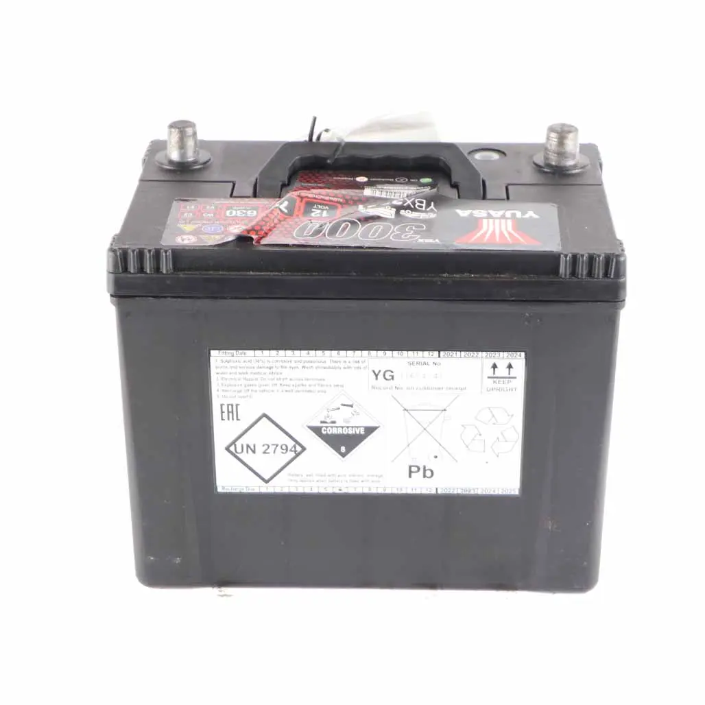  YUASA YBX 3000 12V Accumulator Battery 72Ah 630A YBX3031 - SKU YUASA YBX 3000 72Ah Accumulator - Part number YUASA YBX 3000 72Ah Accumulator