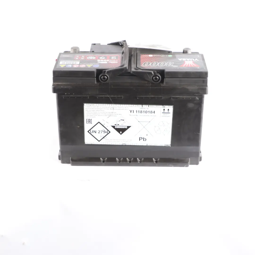  YUASA YBX 3000 12V Accumulator Battery 76Ah 680A YBX3096 - SKU YUASA-YBX3000-76AH - Part number YUASA YBX 3000 76Ah Accumulator