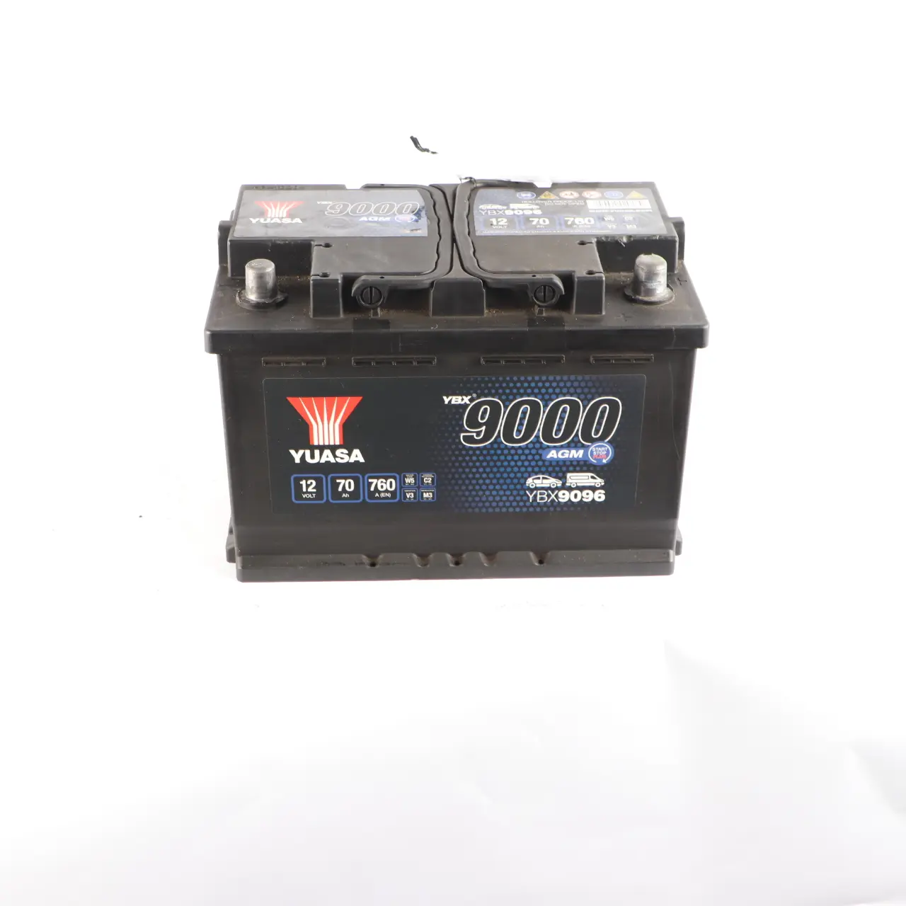 YUASA YBX 9000 AGM Start Stop 12V Accumulator Battery 70Ah 760A YBX9096