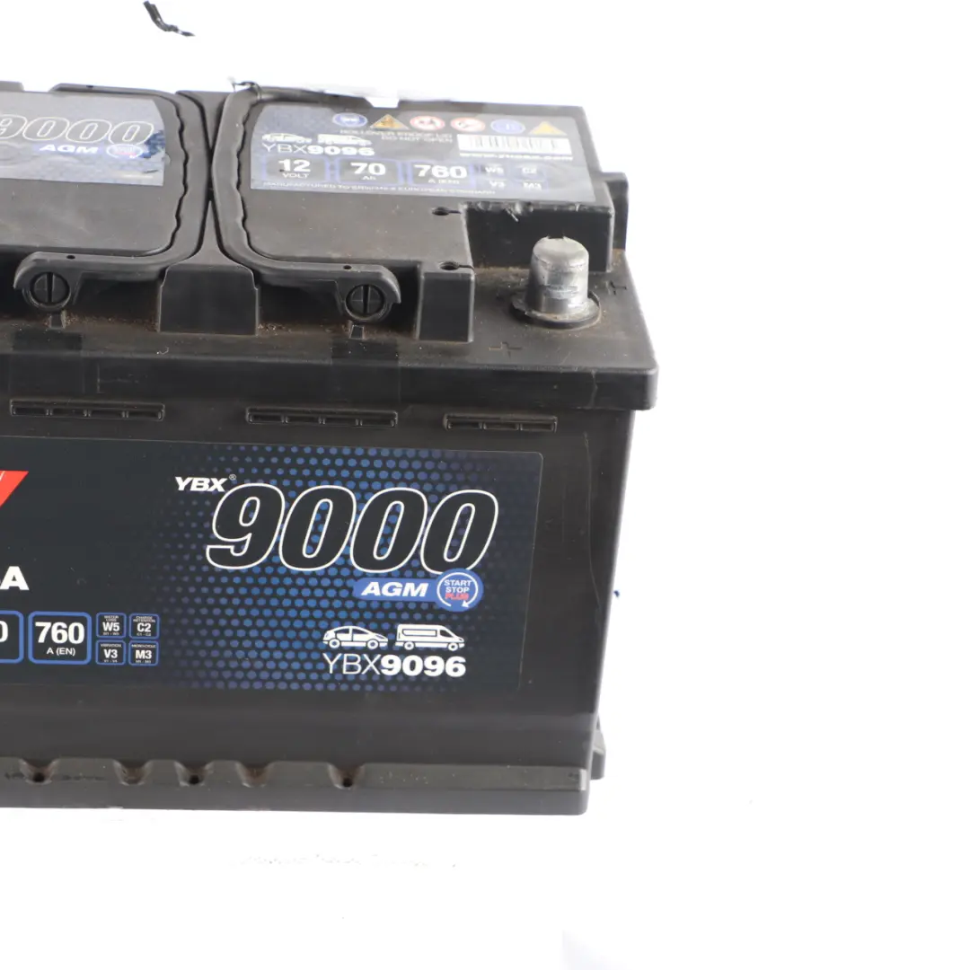 YUASA YBX 9000 AGM Start Stop 12V Accumulator Battery 70Ah 760A YBX9096 to with Part number YUASA YBX 9000 AGM 70Ah Accumulator YUASA YBX 9000 AGM Start Stop 12V Accumulator Battery 70Ah 760A YBX9096 - SKU YUASA YBX 9000 AGM 70Ah Accumulator - Part number YUASA YBX 9000 AGM 70Ah Accumulator