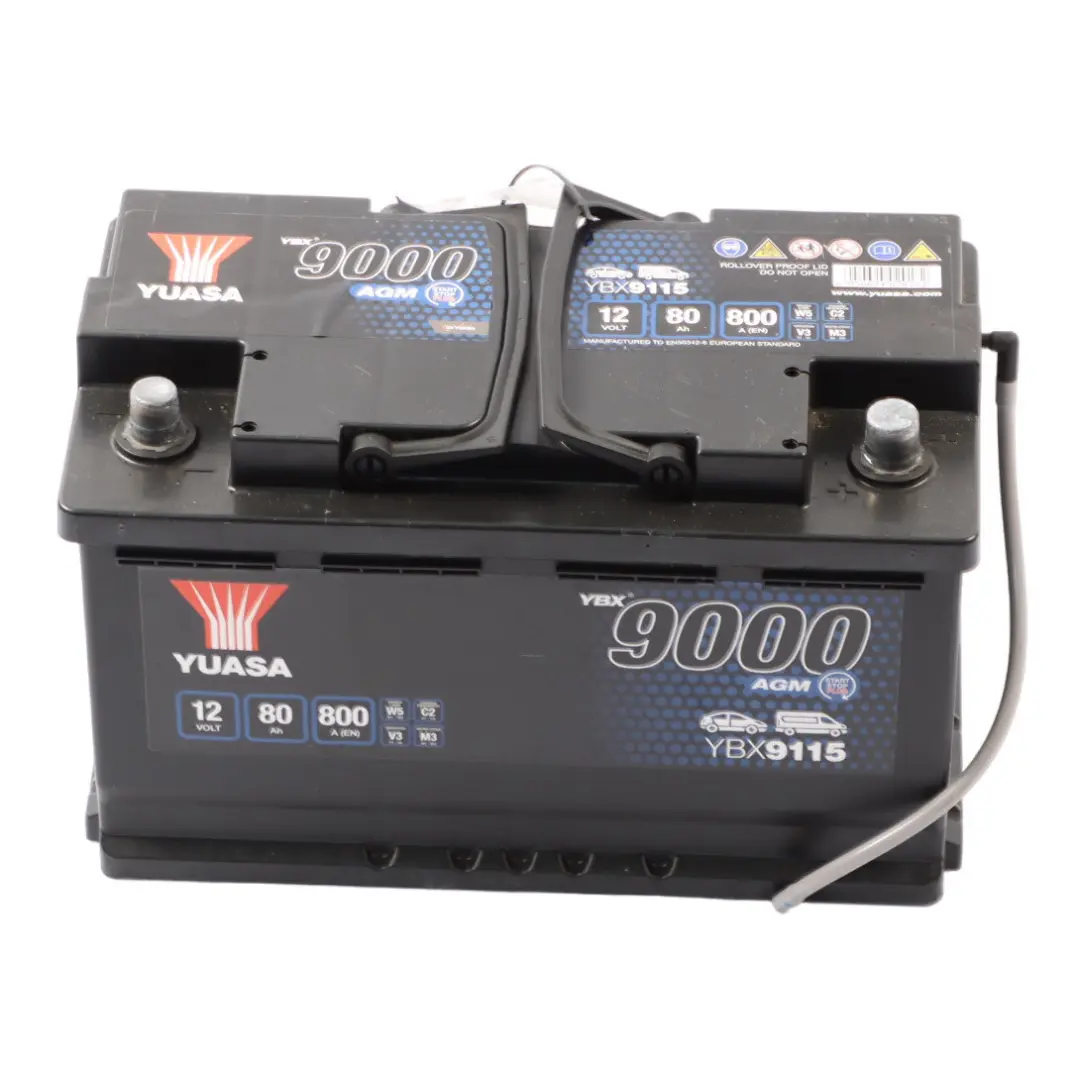 YUASA YBX 9000 AGM Start Stop 12V Accumulator Battery 80Ah 800A YBX9115 to with Part number YUASA YBX 9000 AGM 80Ah Accumulator YUASA YBX 9000 AGM Start Stop 12V Accumulator Battery 80Ah 800A YBX9115 - SKU YUASA YBX 9000 AGM 80Ah Accumulator-1 - Part number YUASA YBX 9000 AGM 80Ah Accumulator