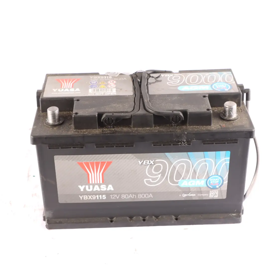 YUASA YBX 9000 AGM Start Stop 12V Accumulator Battery 80Ah 800A YBX9115 to with Part number YUASA YBX 9000 AGM 80Ah Accumulator YUASA YBX 9000 AGM Start Stop 12V Accumulator Battery 80Ah 800A YBX9115 - SKU YUASA-YBX9000-AGM-80AH - Part number YUASA YBX 9000 AGM 80Ah Accumulator