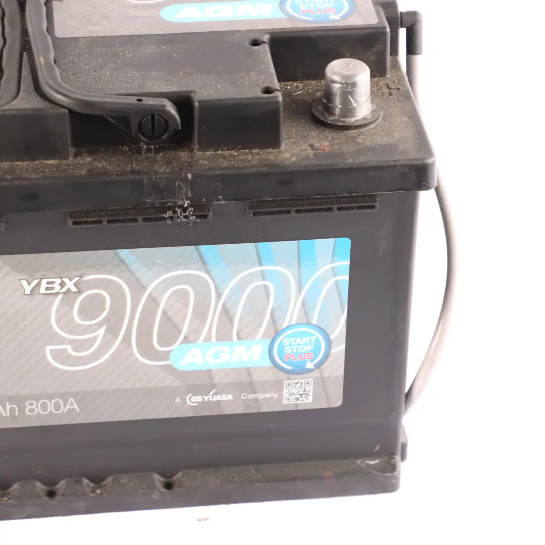  YUASA YBX 9000 AGM Start Stop 12V Accumulator Battery 80Ah 800A YBX9115 - SKU YUASA-YBX9000-AGM-80AH - Part number YUASA YBX 9000 AGM 80Ah Accumulator