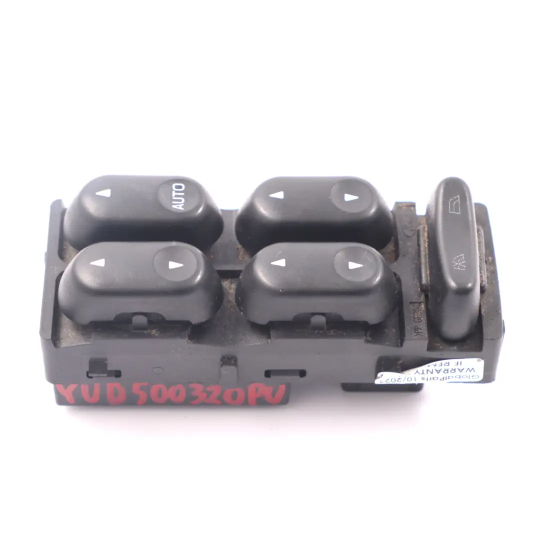 Land Rover Freelander L314 Interruptor Elevalunas Lado Conductor - SKU YUD500320PUY - Número de pieza YUD500320PUY
