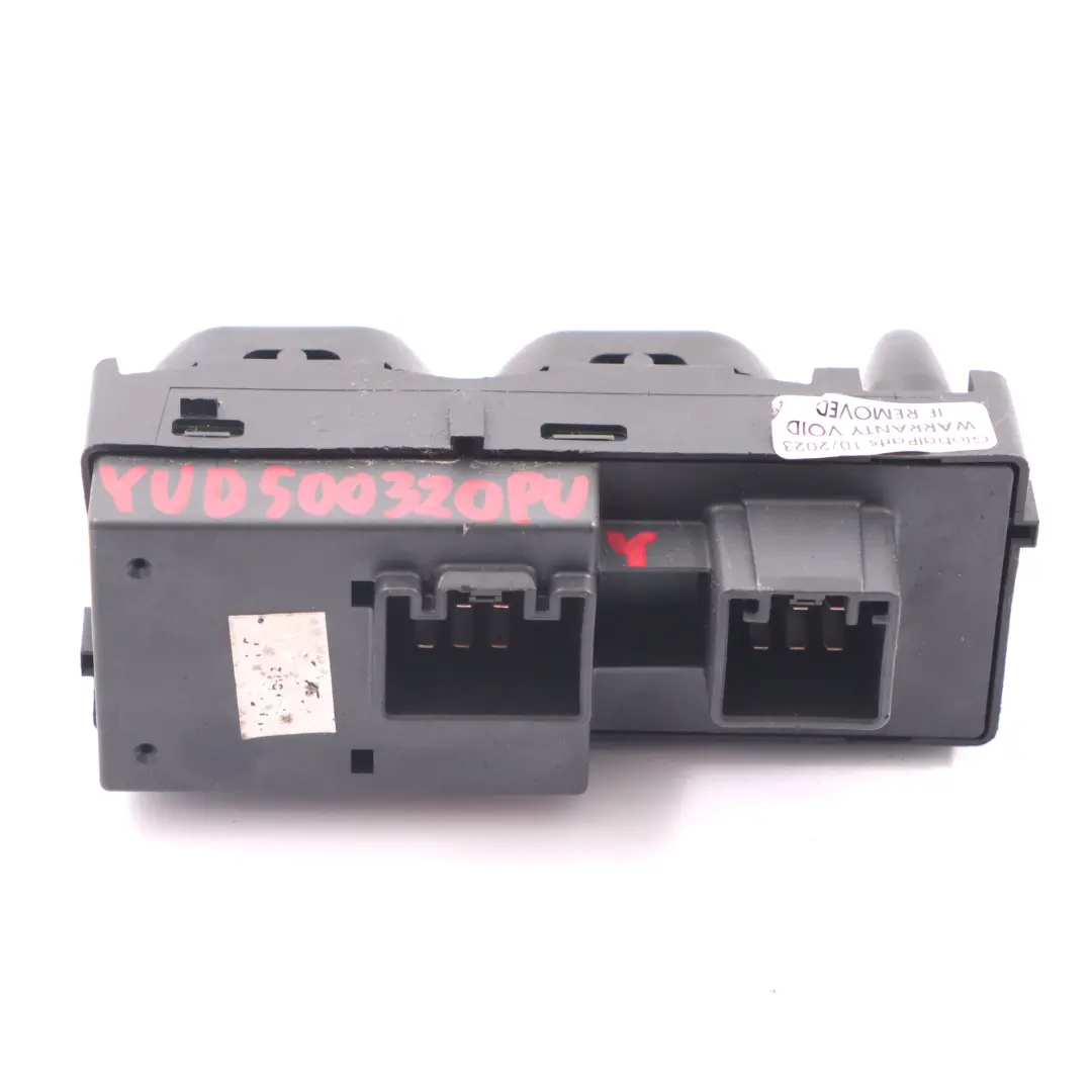 Window Lifter Switch Driver's Side Panel to Land Rover Freelander L314 with Part number YUD500320PUY Land Rover Freelander L314 Window Lifter Switch Driver's Side Panel - SKU YUD500320PUY - Part number YUD500320PUY
