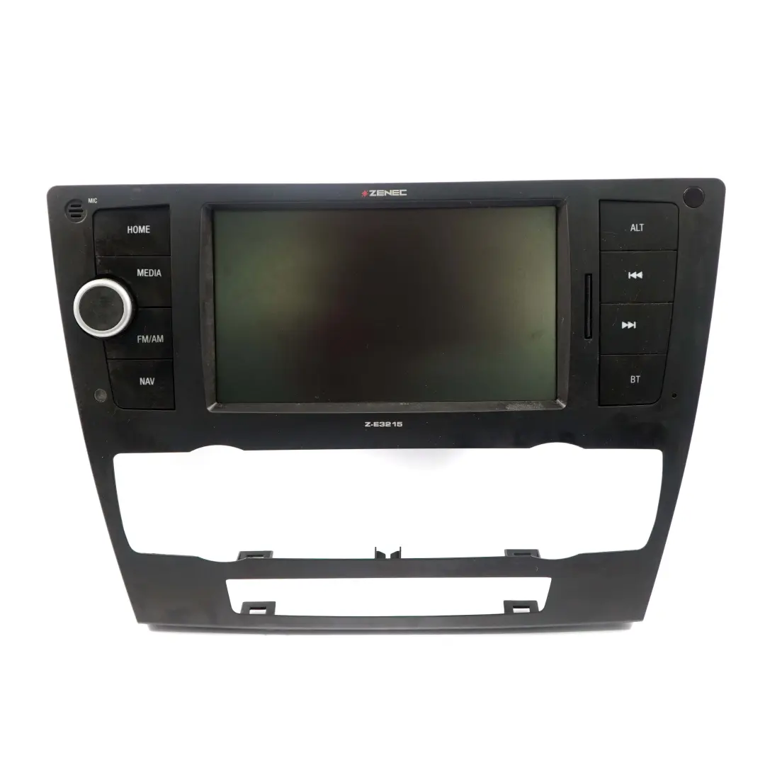 Zenec Ego Navigationssystem Navi Media Gehäuse Bordmonitor Set für BMW E90 E91 E92 mit Teilenummer Z-E3215 BMW E90 E91 E92 Zenec Ego Navigationssystem Navi Media Gehäuse Bordmonitor Set - SKU Z-E3215 - Teilenummer Z-E3215