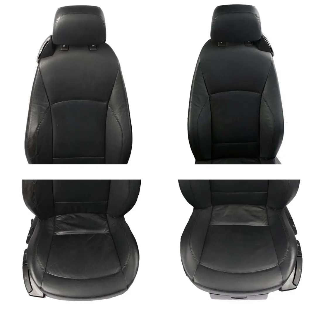 Front Left Right Black Oregon Leather Interior Door Cards to Seat BMW Z4 E85 Seat with Part number 7126344 Seat BMW Z4 E85 Seat Front Left Right Black Oregon Leather Interior Door Cards - SKU Z4 E85 Front Seat Set - Part number 7126344