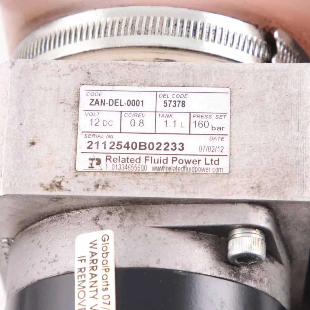 Ladebordwand Hydraulikpumpenaggregat 160 Bar für Mercedes Sprinter W906 mit Teilenummer ZAN-DEL-0001 Mercedes Sprinter W906 Ladebordwand Hydraulikpumpenaggregat 160 Bar - SKU ZAN-DEL-0001 - Teilenummer ZAN-DEL-0001