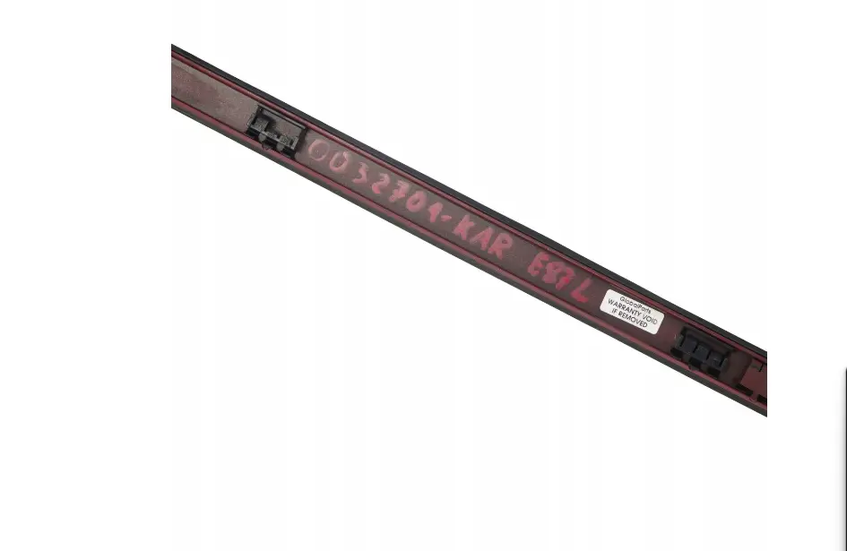 Bandes Decoratives Toit Peint a Gauche Rouge Carmin Rouge - A61 BMW 1 E81 E87 - SKU 0032701-KAR - Numéro de pièce 0032701