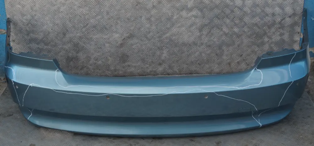 BMW 3 SERIES E92 E93 Rear Bumper Panel PDC Atlantikblau Atlantic Blue A13 - SKU 0034474-ATL - Part number 0034474