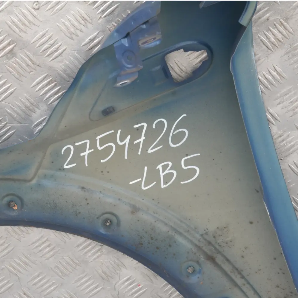 Mini R55 R56 R57 R58 R59 Pannello Laterale Frontale Dx Parafango Fulmine - SKU 2754726-LB5 - Numero di parte 2754726