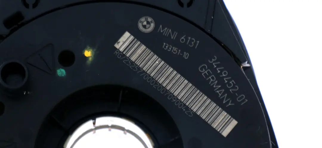 DSC Steering Column Switch Cluster Ring Stalk to Mini Cooper R55 R56 with Part number 3449452 Mini Cooper R55 R56 DSC Steering Column Switch Cluster Ring Stalk - SKU 3449452 - Part number 3449452