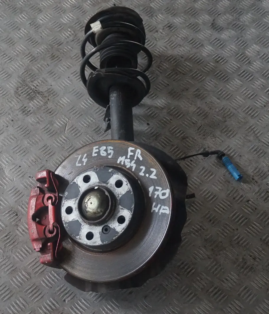 BMW Z4 Series E85 2.2i M Sport Front Right O/S Suspension Leg Brake Disc Axle