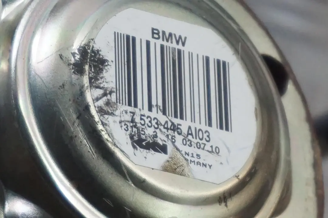 Break 320d N47N 184PS L'Arbre De Sortie Pivotement Arriere Gauche pour BMW 3 E91 LCI à propos du numéro de pièce 6783653 BMW 3 E91 LCI Break 320d N47N 184PS L'Arbre De Sortie Pivotement Arriere Gauche - SKU 6783653-4 - Numéro de pièce 6783653