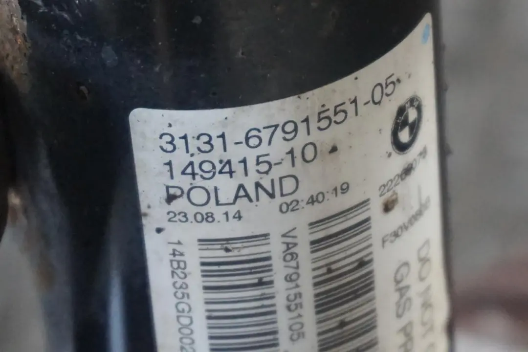 BMW 3 Series F30 320d N47N Front Right O/S Spring Strut Leg Suspension - SKU 6791551 - Part number 6791551