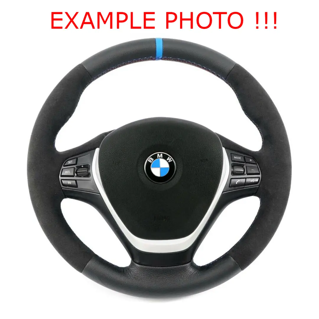 BMW F20 F21 F22 F30 F31 F32 F33 Sport Volant avec NEUF Noir Cuir / Alcantara - SKU 6863342-1 - Numéro de pièce 6863342