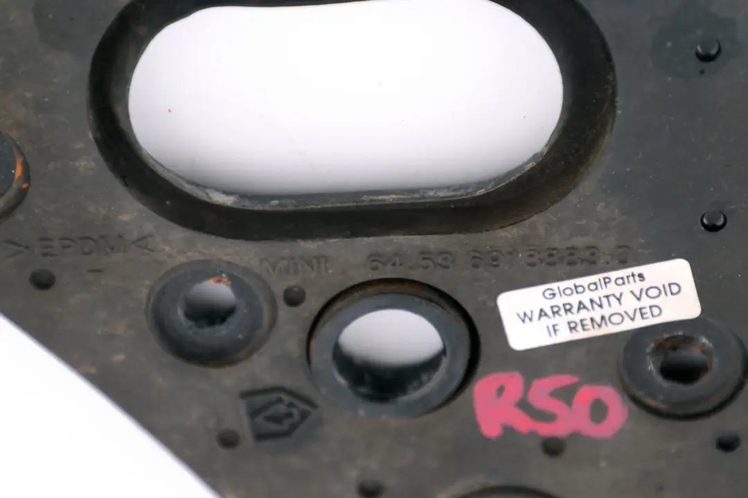 Ojal De goma Junta De estanqueidad Tubo De agua para Mini R50 R52 R53 con número de pieza 6918883 Mini R50 R52 R53 Ojal De goma Junta De estanqueidad Tubo De agua - SKU 6918883 - Número de pieza 6918883