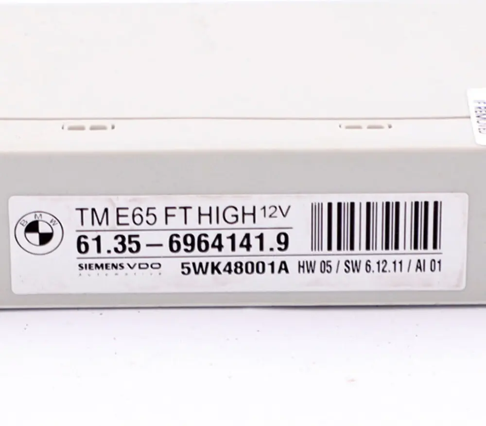 BMW E65 E66 E67 Porte de l'unite de controle cote avant - SKU 6921981 - Numéro de pièce 6921981