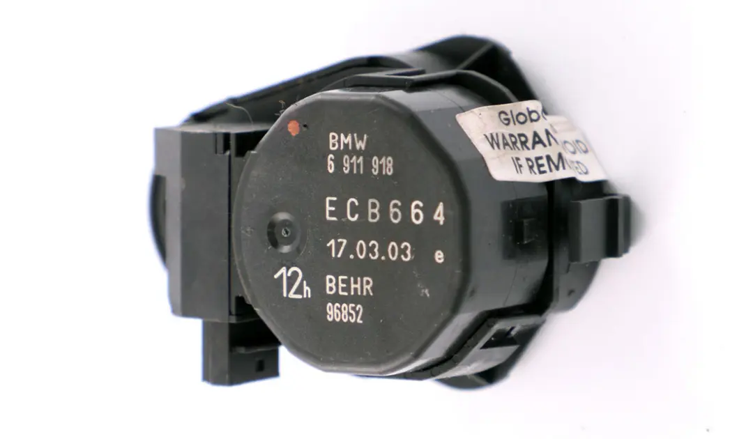 BMW E65 E66 E67 Flap De aire caliente derecho 12h Actuador - SKU 6935076 - Número de pieza 6935076