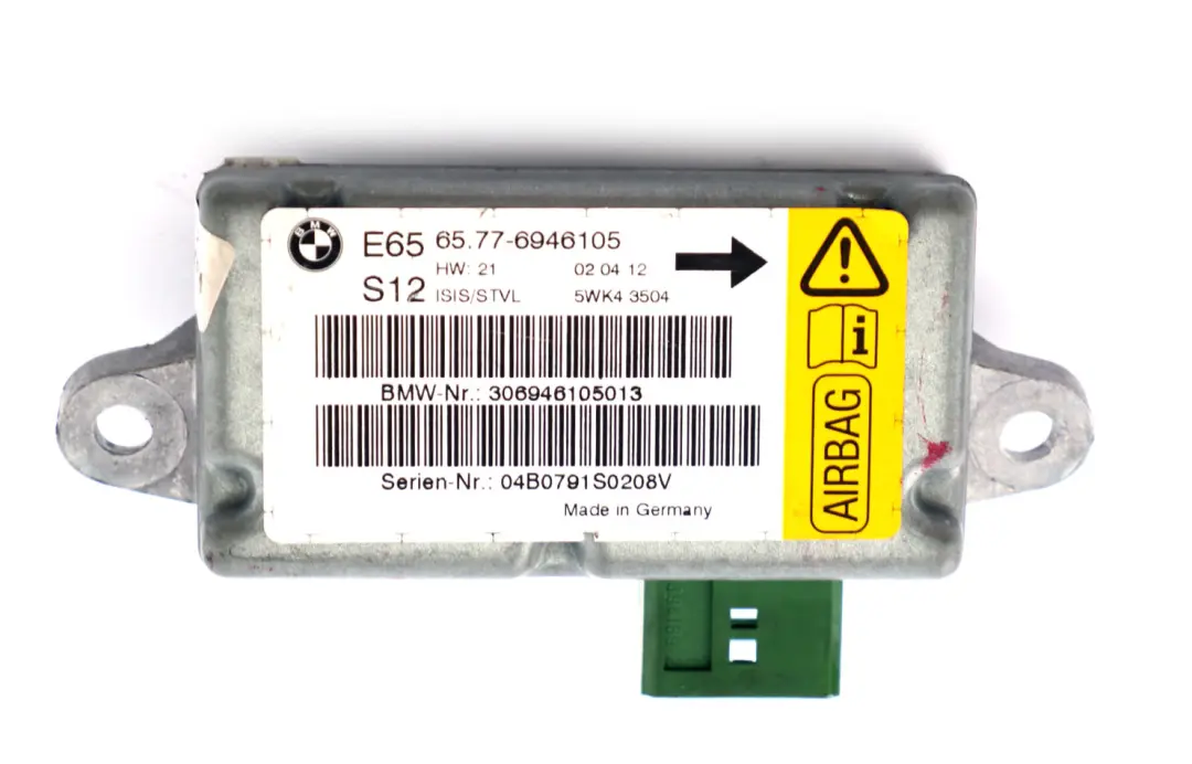 Sensor Front Left Door N/S 6577 to BMW 7 Series E65 E66 E67 with Part number 6946105 BMW 7 Series E65 E66 E67 Sensor Front Left Door N/S 6577 - SKU 6946105 - Part number 6946105