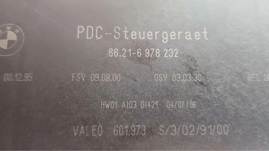 Moduł Sterownik PDC Parkowania do BMW E60 E61 E63 E65 o numerze 6954007 BMW E60 E61 E63 E65 Moduł Sterownik PDC Parkowania - SKU 6954007 - Numer Części 6954007