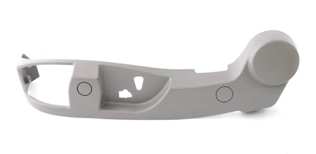 Front Seat Trim Cover Covering Outer Left N/S Grey to BMW 5 Series E60 E61 with Part number 6989259 BMW 5 Series E60 E61 Front Seat Trim Cover Covering Outer Left N/S Grey - SKU 6989259 - Part number 6989259