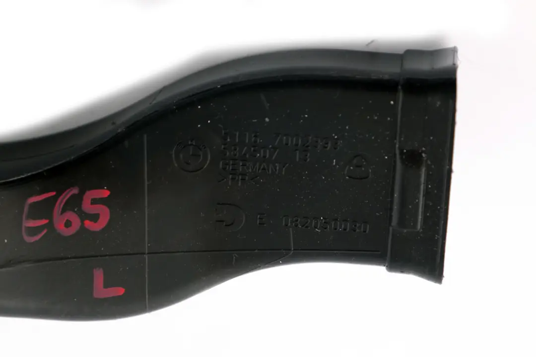 BMW E65 E66 Kanał Dolot Wlot Powietrza Lewy Tył - SKU 7002393 - Numer Części 7002393