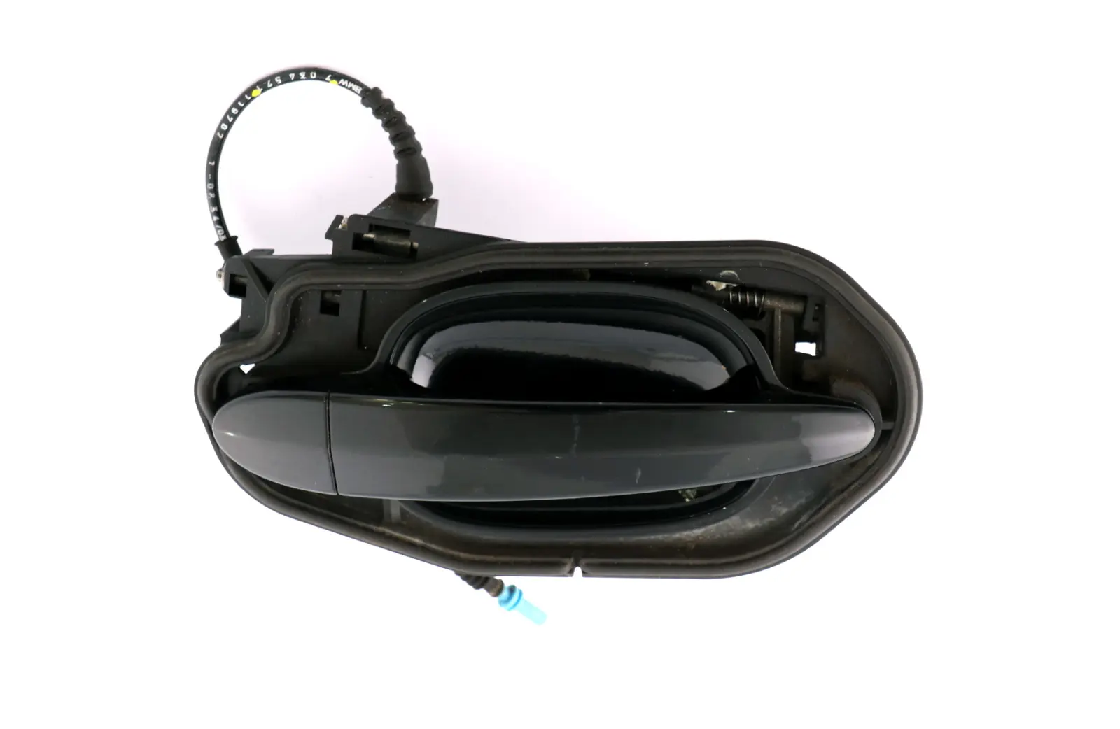 BMW E60 E61 Asidero trasero derecho completo Schwarz 2 Negro 668