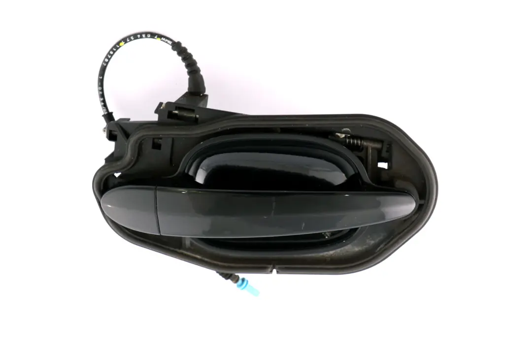 BMW E60 E61 Complete Rear Right Grab Handle O/S Schwarz 2 Black 668 - SKU 7034571-SCH1 - Part number 7034571