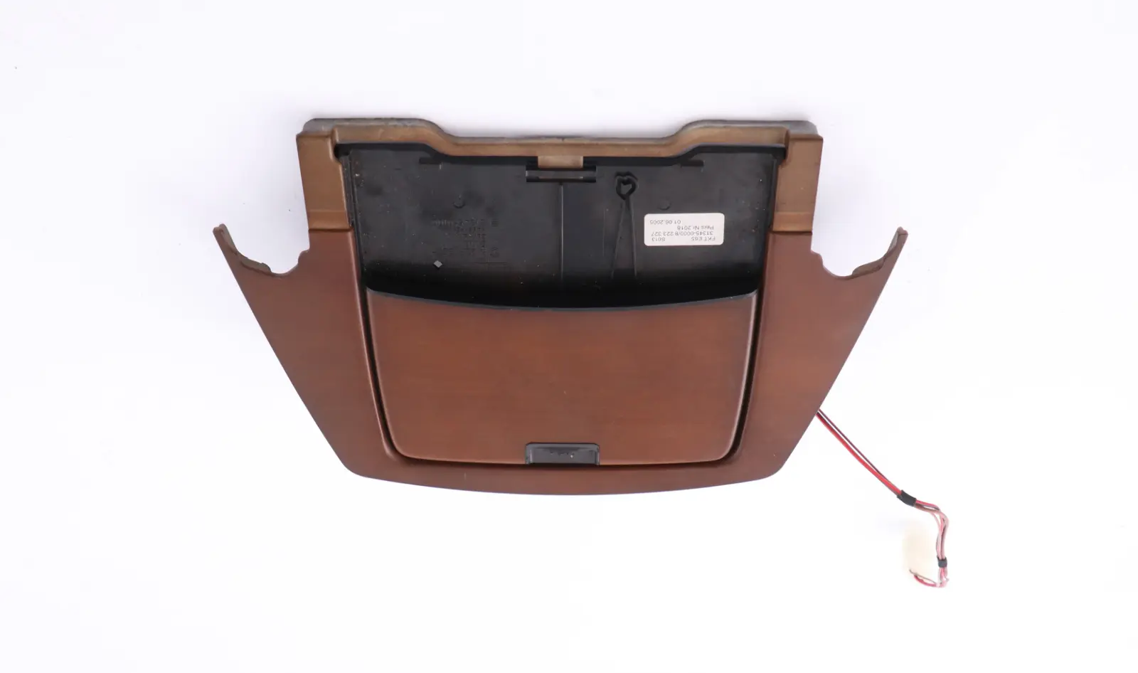 BMW 7 Series E65 E66 Centre Console Front Ashtray Wood Trim Cherry Light