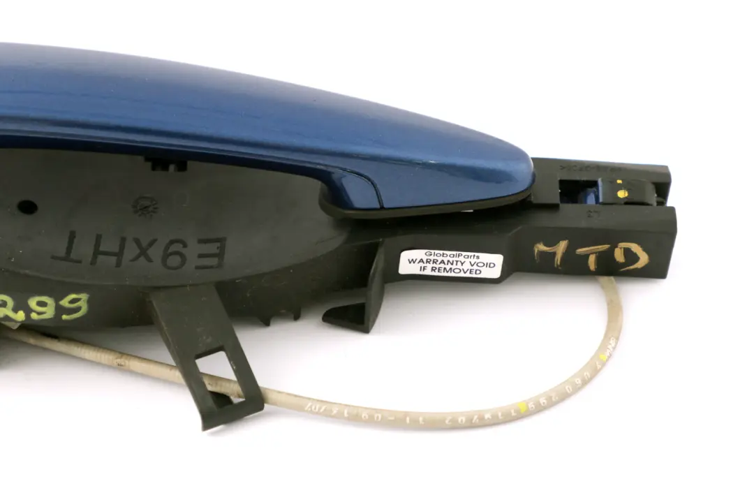 BMW E90 E91 Asidero Completo Puerta Izquierda Trasera Montego Azul - SKU 7060299-MTB2 - Número de pieza 7060299